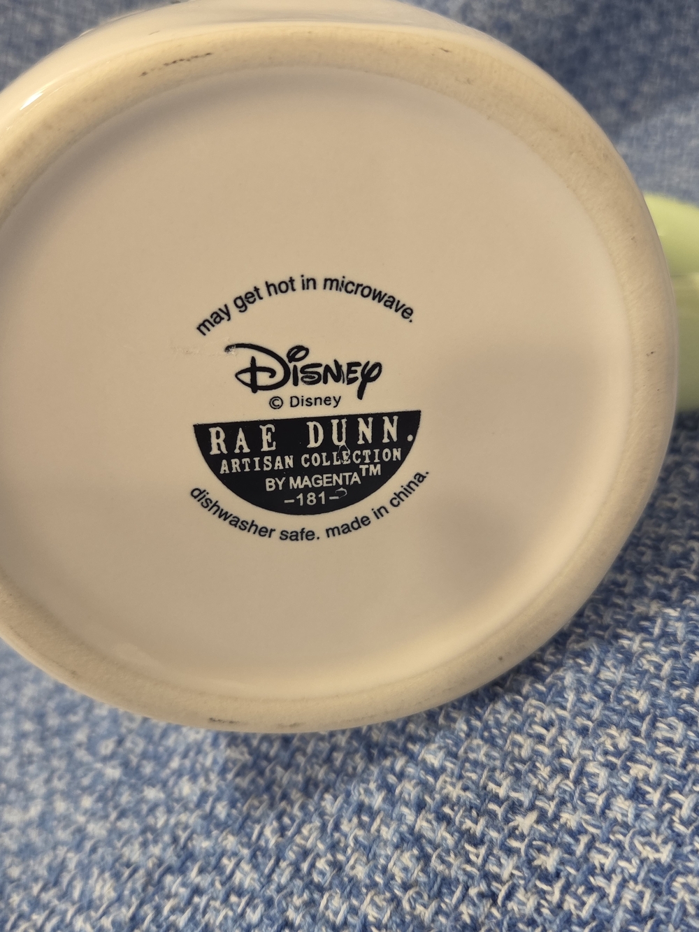 Rae Dunn Disney "Tinker Bell" ceramic mug signature stylized font Cute Topper - Picture 7 of 7